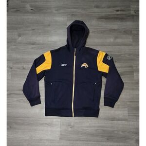 Nashville Predators Men's Medium Full‎ Zip Reebok Hoodie NHL